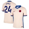 Camiseta de fútbol Chelsea James 24 Segunda Equipación 2024-25 - Hombre